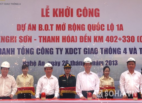 Chantier pour l’élargissement de la Nationale no 1, tronçon Thanh Hoa-Nghe An - ảnh 1